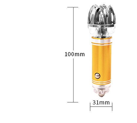 Vehicle negative ion air purifier to remove formaldehyde, smoke, odor and PM2.5 automobile lighter, oxygen bar generator