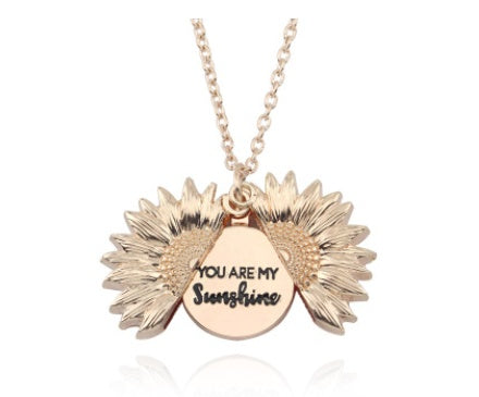 Collar de doble LETRAS DE GIRASOL