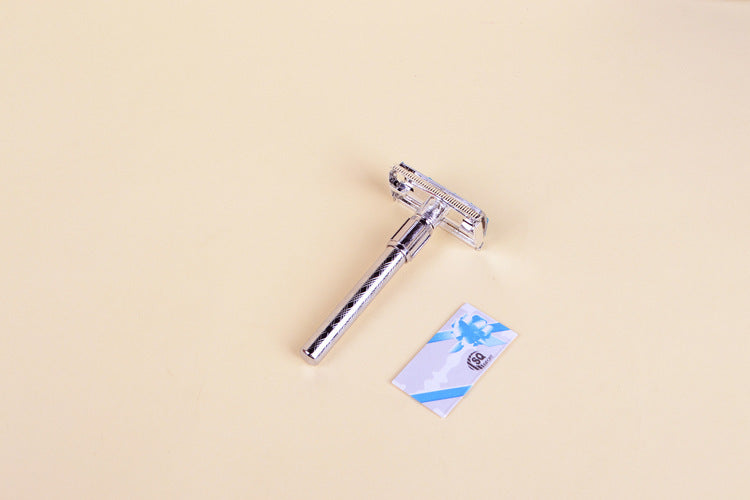 Simple classic men's vintage manual razor