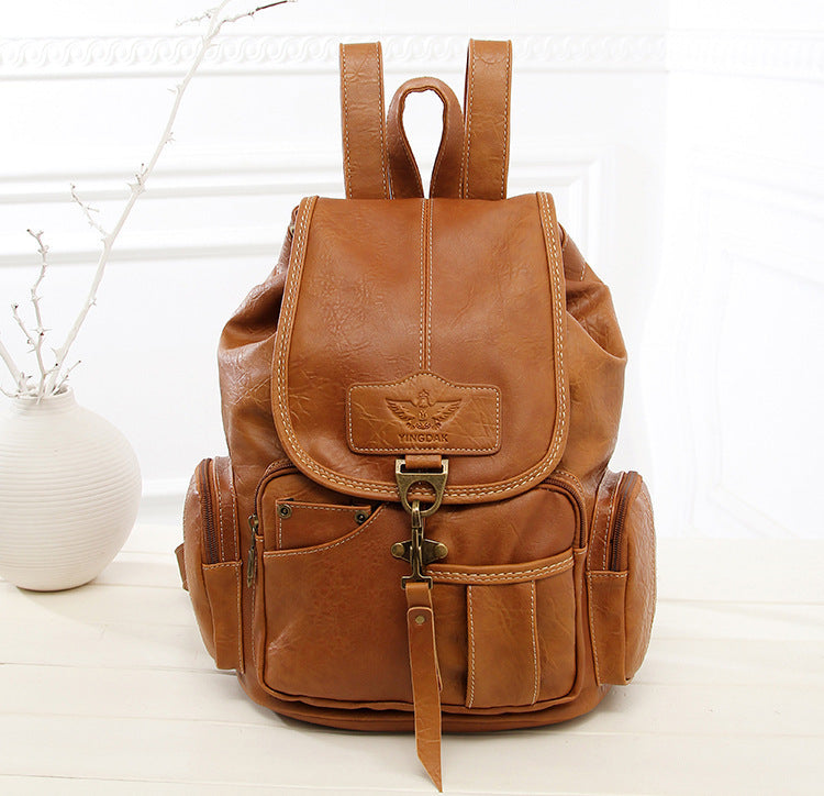 Bolso de hombro Retro para mujer 2020 nuevo bolso para mujer moda tendencia gancho mochila para mujer bolso para estudiante