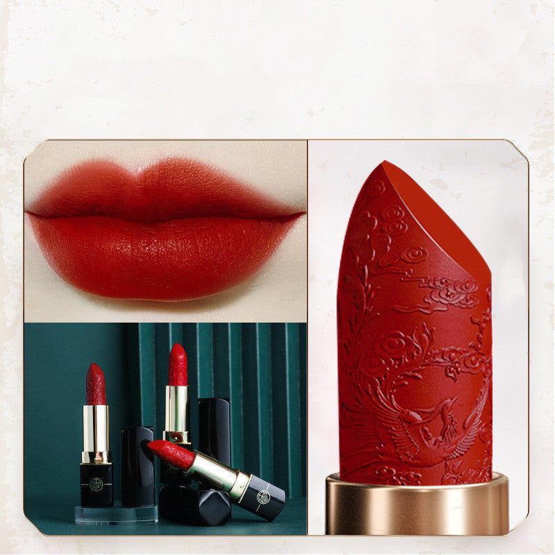Chinese style carved lipstick