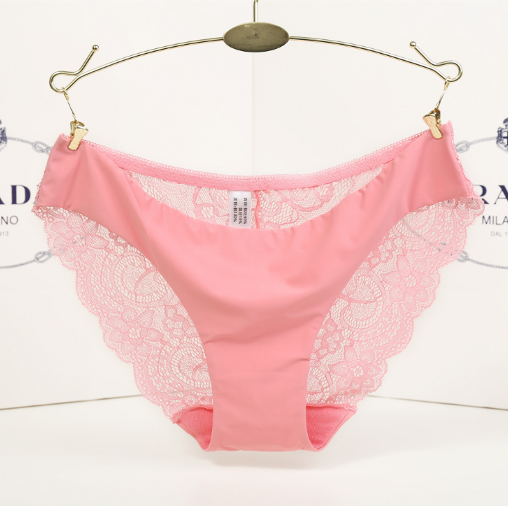 Bragas de cintura baja de encaje para mujer