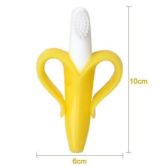 Juguete mordedor de silicona Bebe Banana