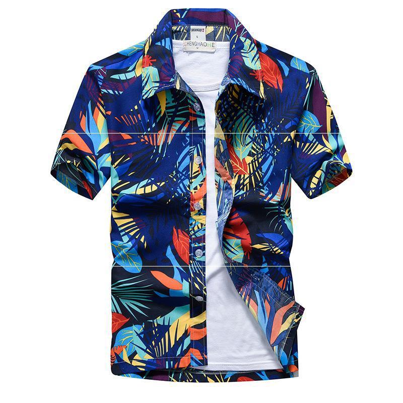 Man in a five-sleeved shirt