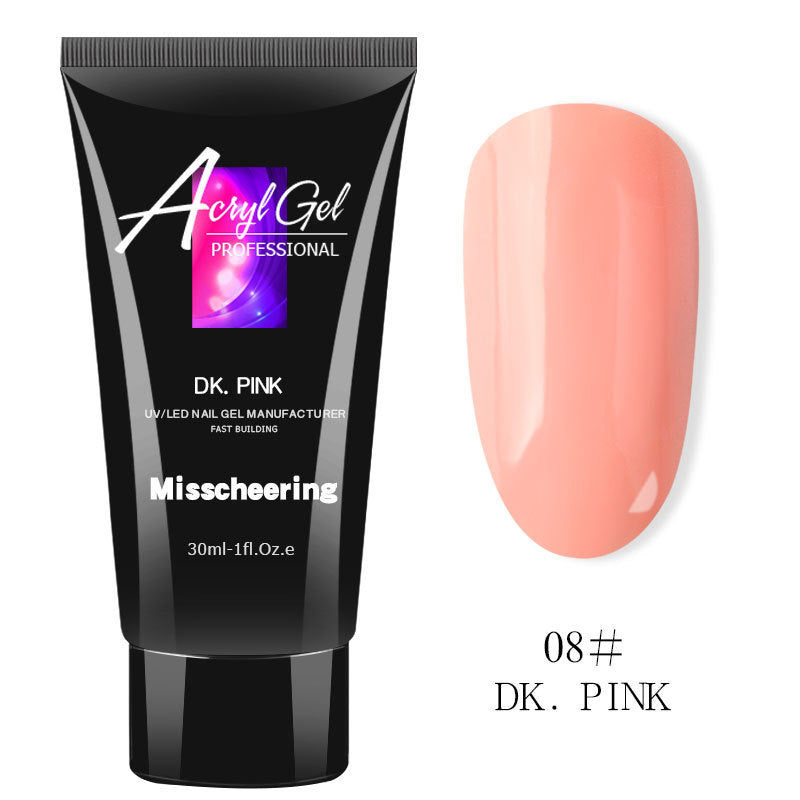 Gel de uñas UV extensible de cristal
