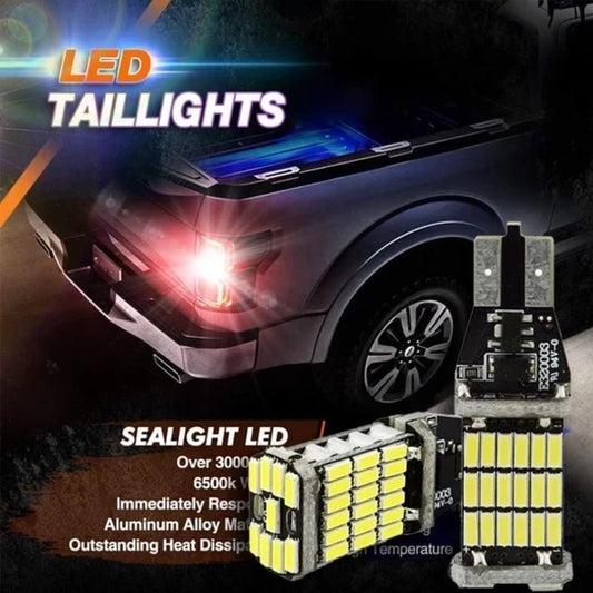Coche 12v lámpara de freno Super brillante luz de marcha atrás 45 SMD 4014 LED Canbus