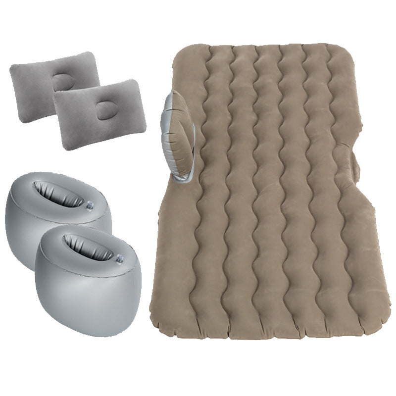 Colchón inflable para acampar, colchón de aire, colchón de viaje para coche, cama de almohada para coche al aire libre