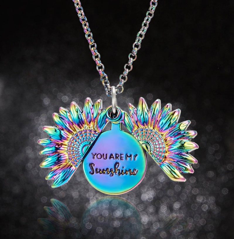 Collar de doble LETRAS DE GIRASOL