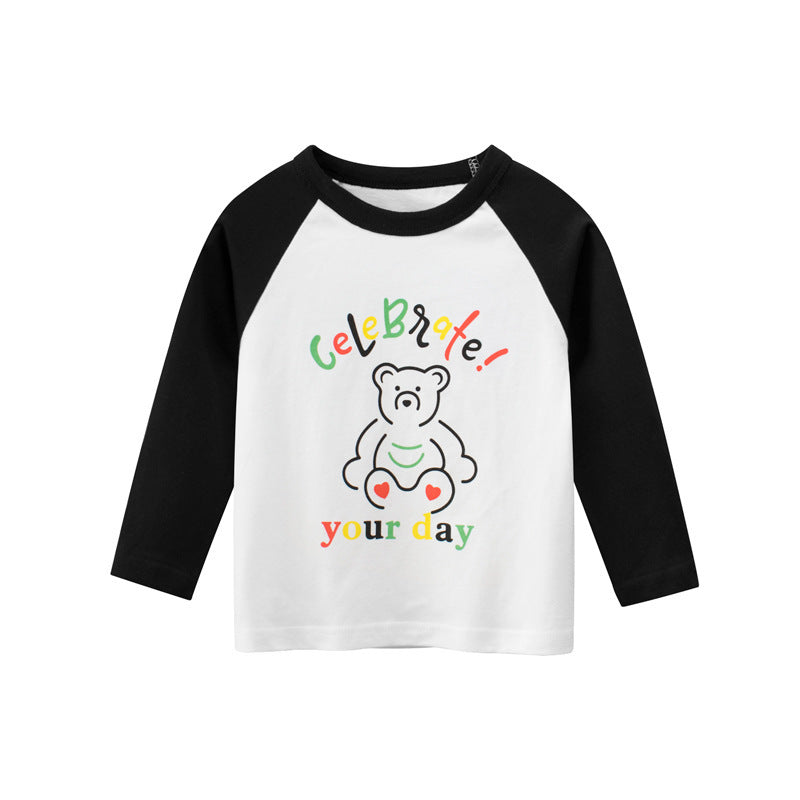 Camiseta de primavera para niñas Camiseta de manga larga ropa de bebé