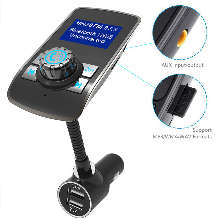 Coche Bluetooth Mp3 coche transmisor FM coche Bluetooth Mp3 TARJETA DE REPRODUCTOR