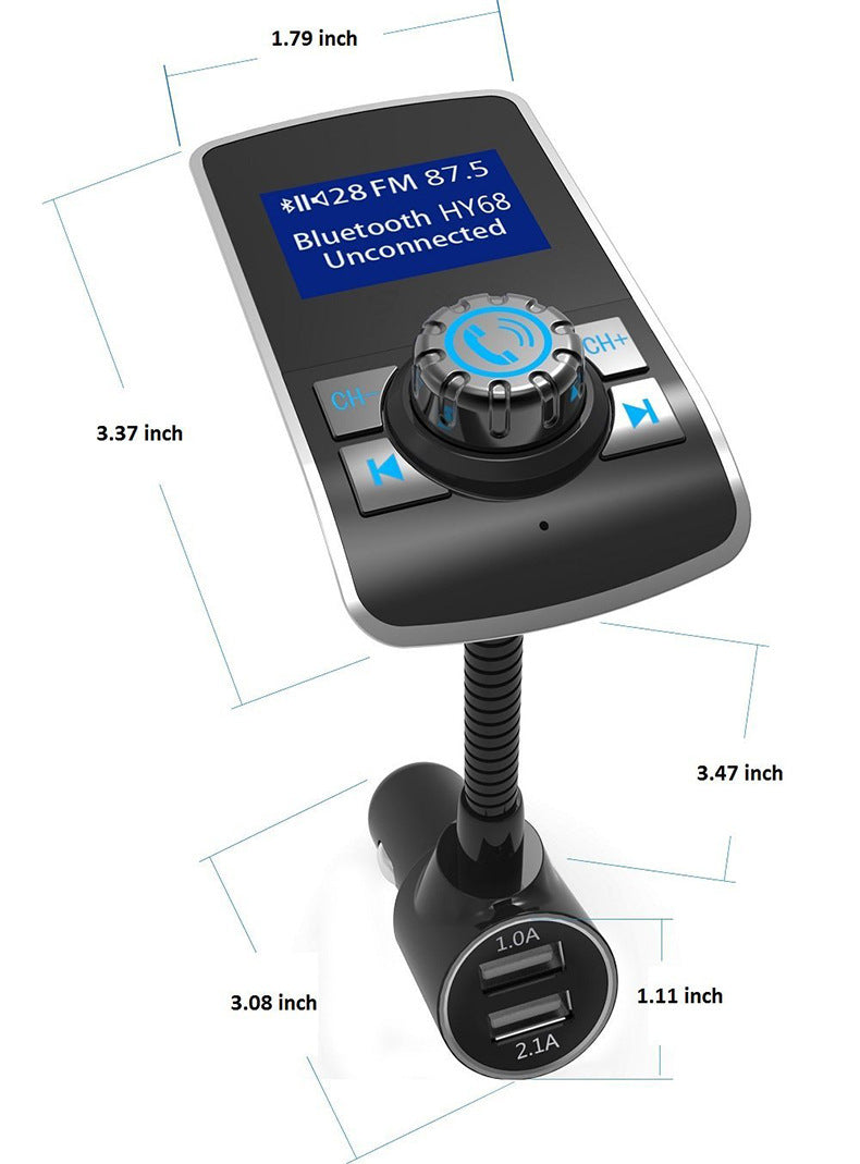 Coche Bluetooth Mp3 coche transmisor FM coche Bluetooth Mp3 TARJETA DE REPRODUCTOR