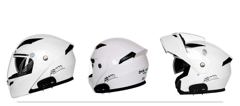 Casco de motocicleta Bluetooth casco de motocicleta viene con FM