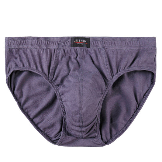 Cotton Underwear, Men's Underwear, Breathable Briefs, Large Fat Man Mid-Waist Underwear