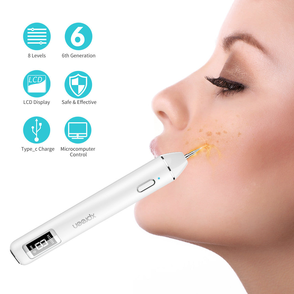 Facial Spot Scanning Machine Mini Home Mole Spotting Apparatus