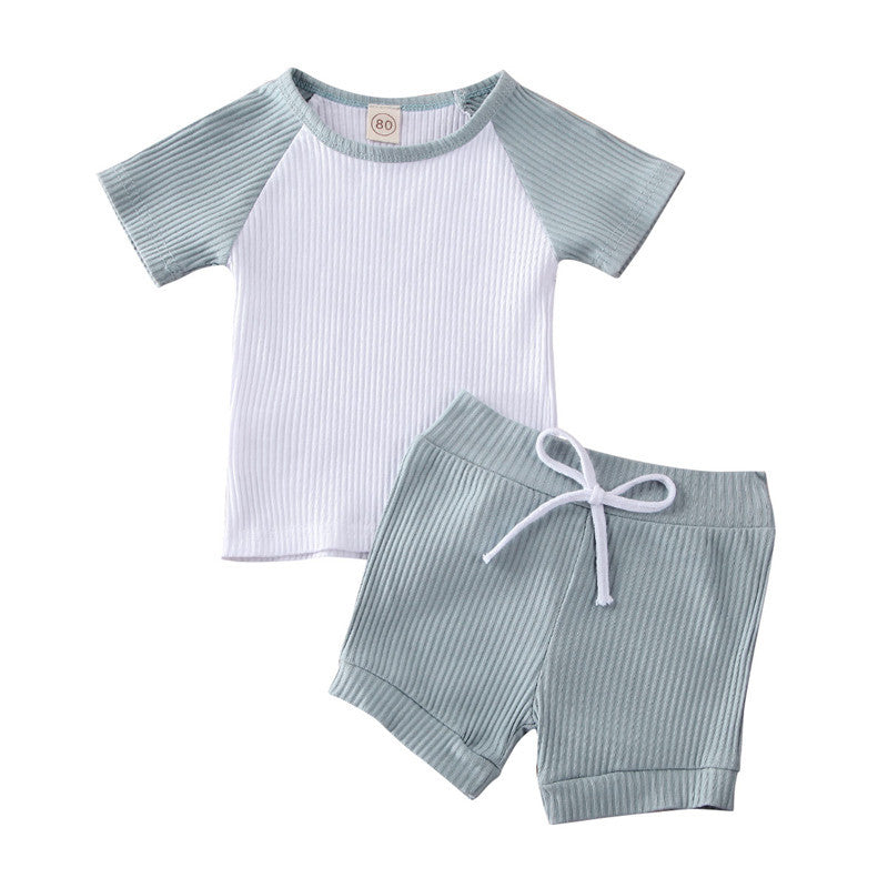 Camisa pantalones cortos 2 piezas para ropa de bebé niño niños ropa