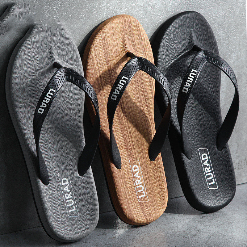 Flip Flops Men's Tide Summer Outdoor Non-Slip Sandals Fashion Seaside Leisure Beach