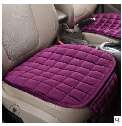 Universal Invierno Caliente funda de asiento de coche cojín antideslizante asiento delantero almohadilla transpirable Protector de asiento de coche fundas de asiento para coches