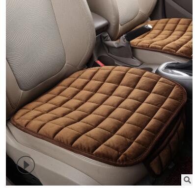 Universal Invierno Caliente funda de asiento de coche cojín antideslizante asiento delantero almohadilla transpirable Protector de asiento de coche fundas de asiento para coches