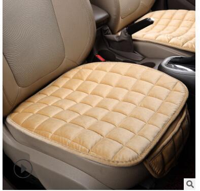 Universal Invierno Caliente funda de asiento de coche cojín antideslizante asiento delantero almohadilla transpirable Protector de asiento de coche fundas de asiento para coches