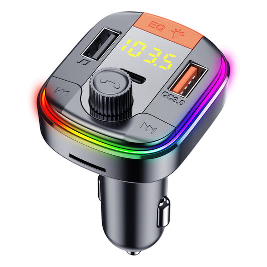 Cargador de coche de carga rápida con reproductor Bluetooth MP3 PD QC3.0
