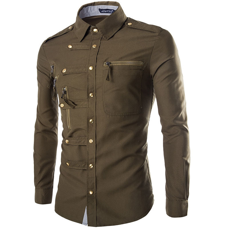 Camisa de marca para hombre, 2020, diseño de moda para hombre, Camisa de vestir de algodón ajustada, camisas de manga larga con estilo, Chemise Homme Camisa Masculina