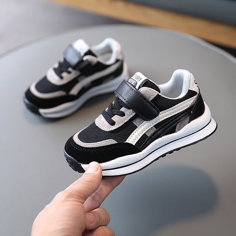 Zapatillas de deporte transpirables de malla para niños