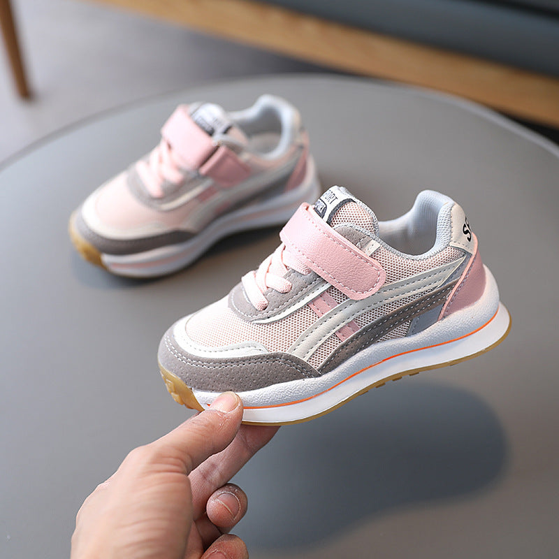 Zapatillas de deporte transpirables de malla para niños