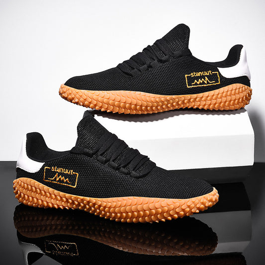 Primavera y verano Flying Woven Casual Shoes grandes hombres zapatos beatable coreano Forest Gump zapatillas