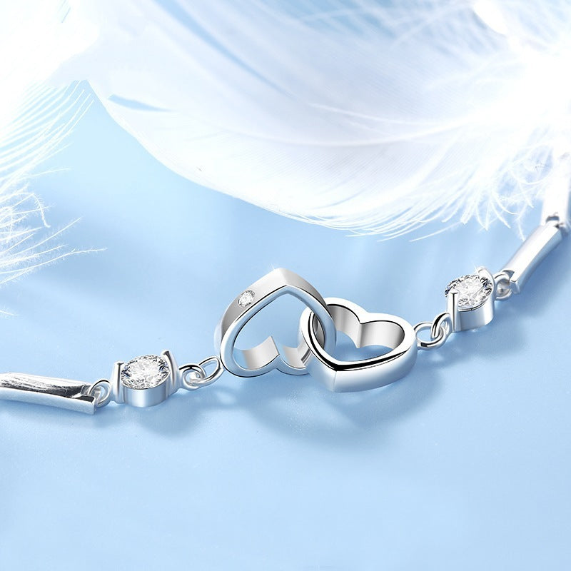 Pulseras de plata de ley 925 para mujer