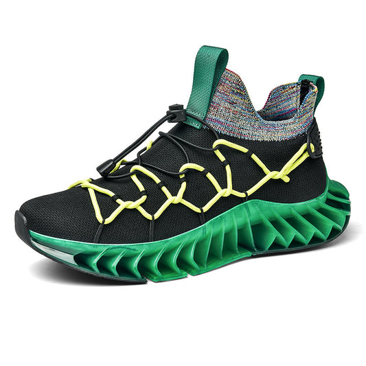 Zapatillas De Deporte informal Para Hombre Y Mujer Nueva Cuchilla... Gruesa De Escocia... Tejido Volador
