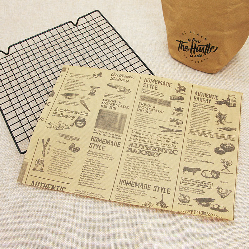 Baked Food Waterproof Rim Pad And Greaseproof Paper