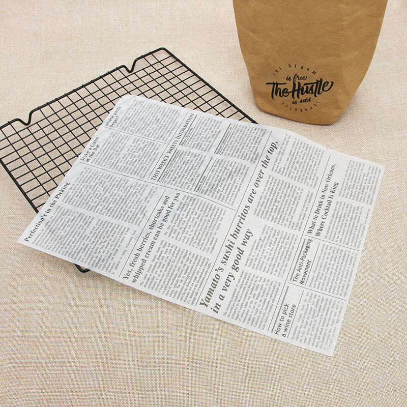 Baked Food Waterproof Rim Pad And Greaseproof Paper
