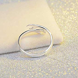 Aleación Simple manos abrazo anillo apertura ajustable joyería