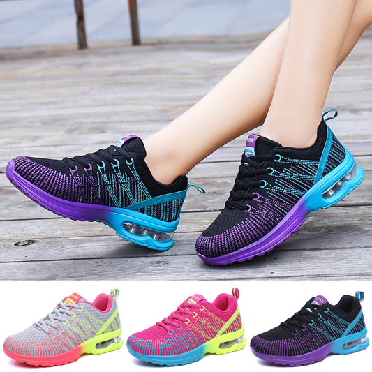 Nuevos zapatos deportivos informales de malla transpirable Fitness zapatos de mujer