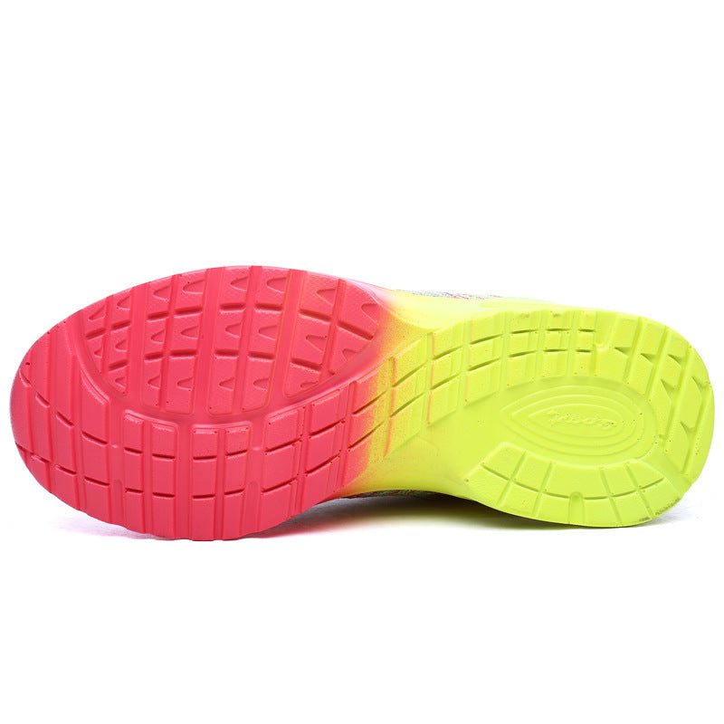 Nuevos zapatos deportivos informales de malla transpirable Fitness zapatos de mujer