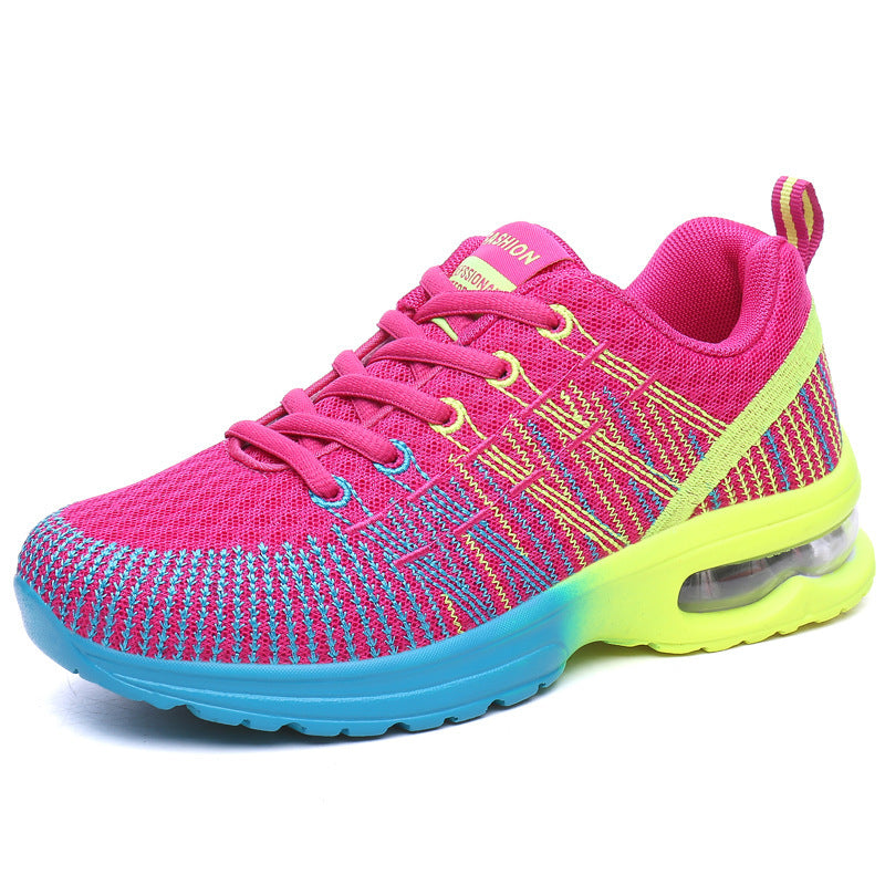 Nuevos zapatos deportivos informales de malla transpirable Fitness zapatos de mujer