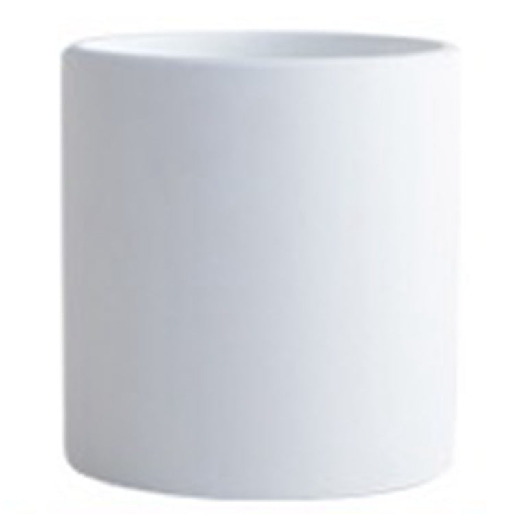 Maceta verde suculenta de estilo Morandi