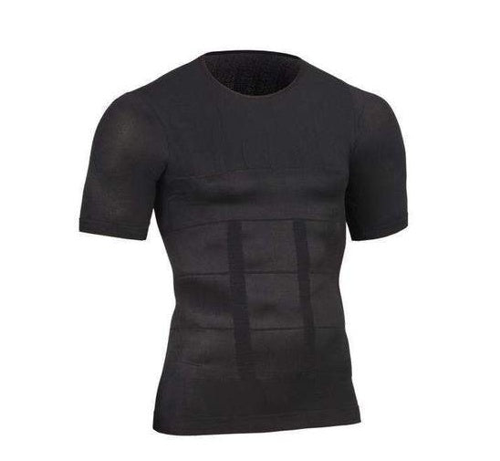 Hombre de compresión torácica de T camisa Fitness héroe Belly Buster té para adelgazar