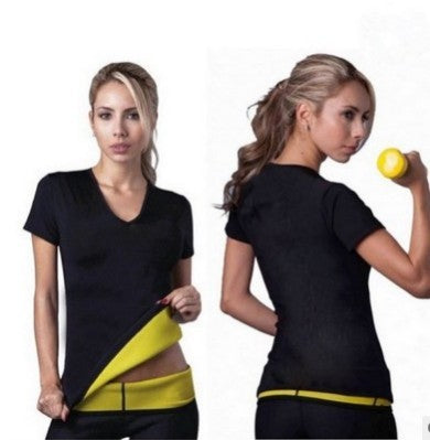 Camiseta de neopreno para pérdida de peso para mujer