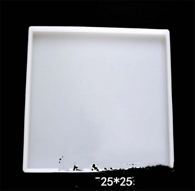Diy Material Drop Glue Swing Table Base Tray Pressure Mud Plate Silicone Mold Handmade
