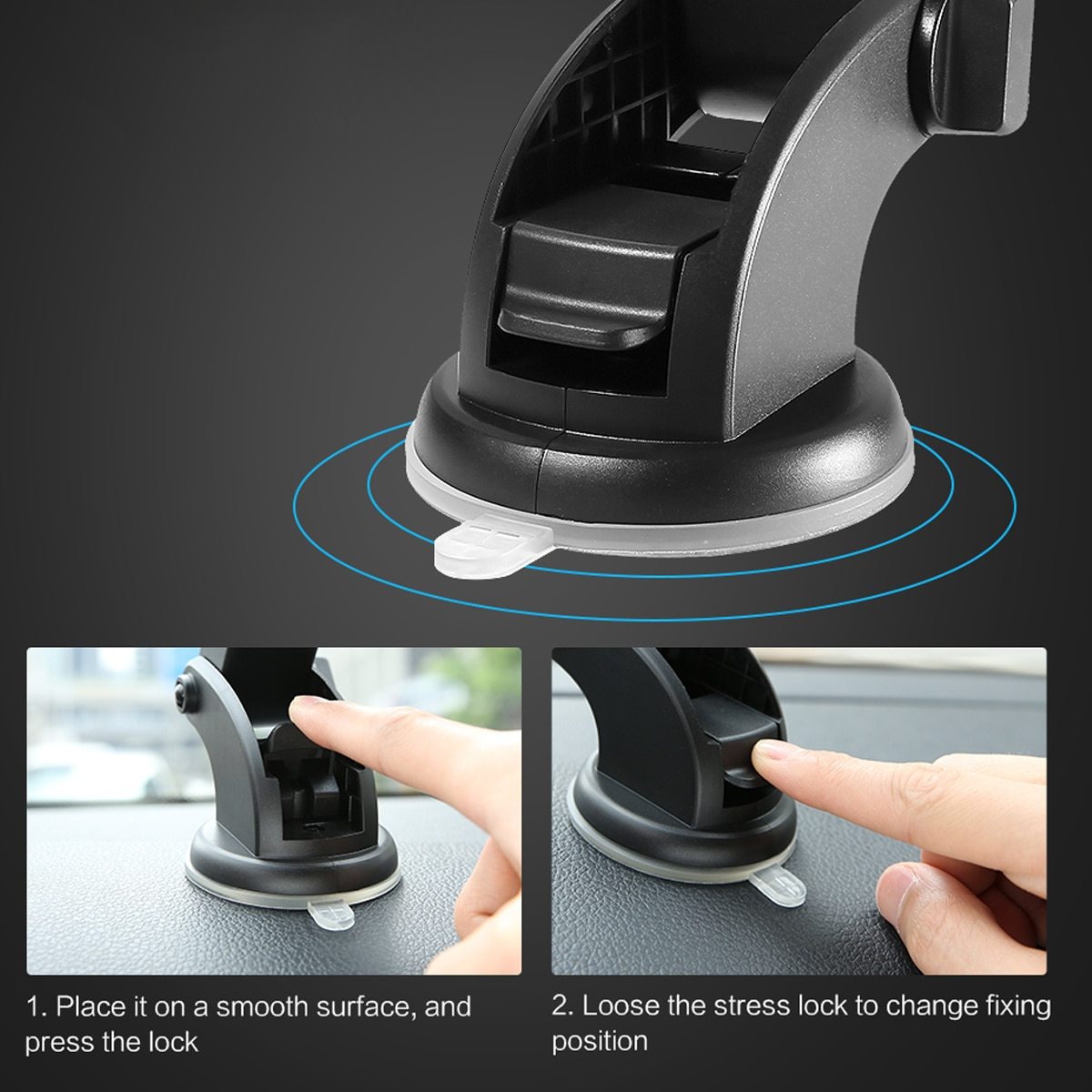 Soporte de teléfono de lujo para coche