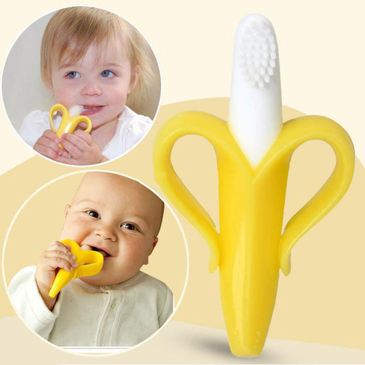 Juguete mordedor de silicona Bebe Banana