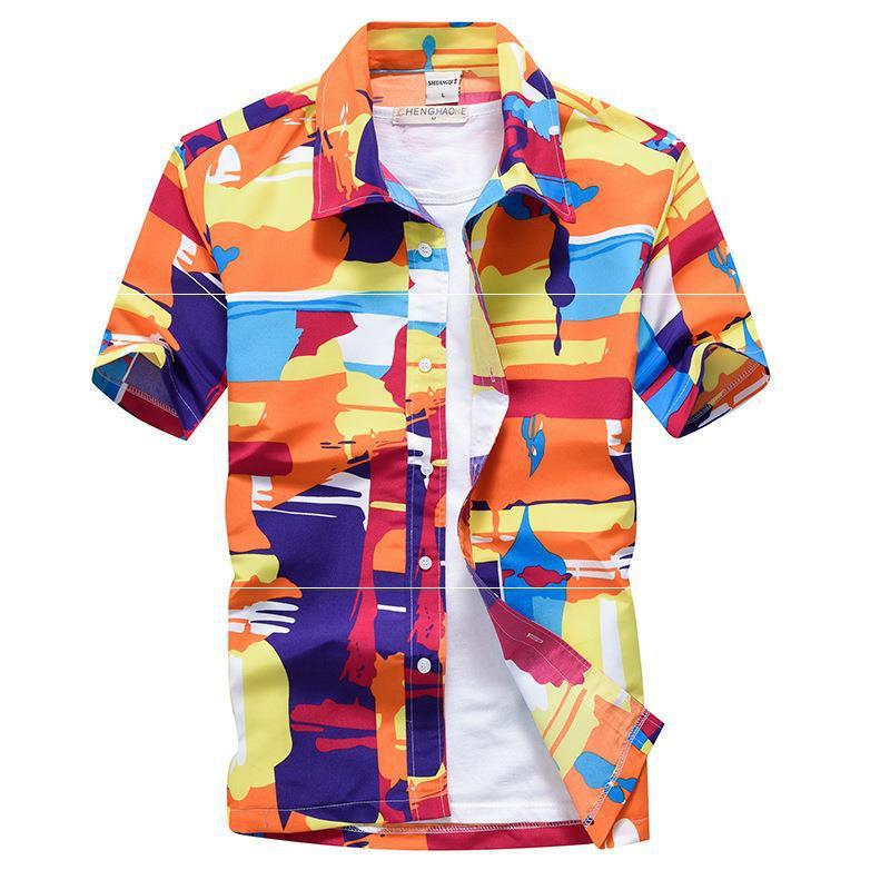 Man in a five-sleeved shirt