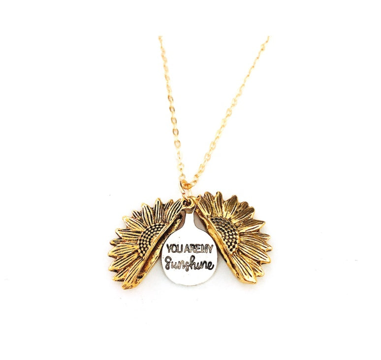Collar de doble LETRAS DE GIRASOL