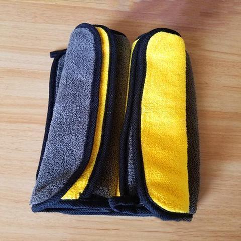 Toalla de limpieza de dos lados para coche de doble uso