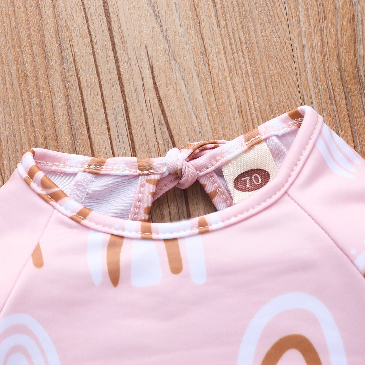 Children Summer New Rainbow Printing Long Sleeve