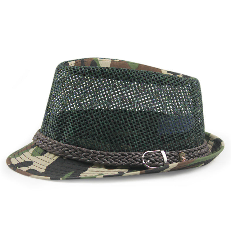 Men's Summer Breathable Mesh Straw Hat