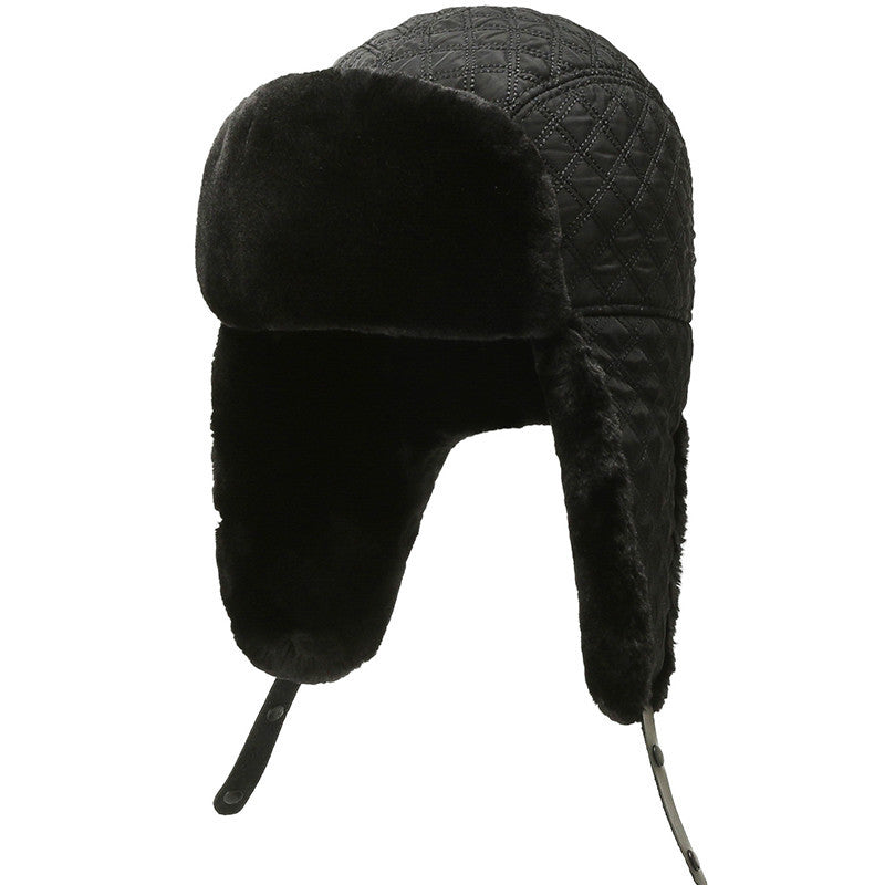 Old Man Hat Winter Warmth And Velvet Ear Protection