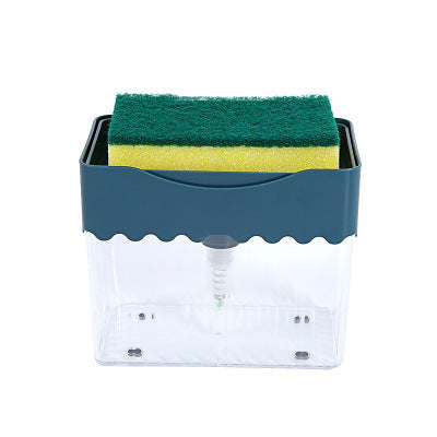 Dispensador de jabón 2 en 1 caja dosificadora automática de detergente tipo caja de líquido