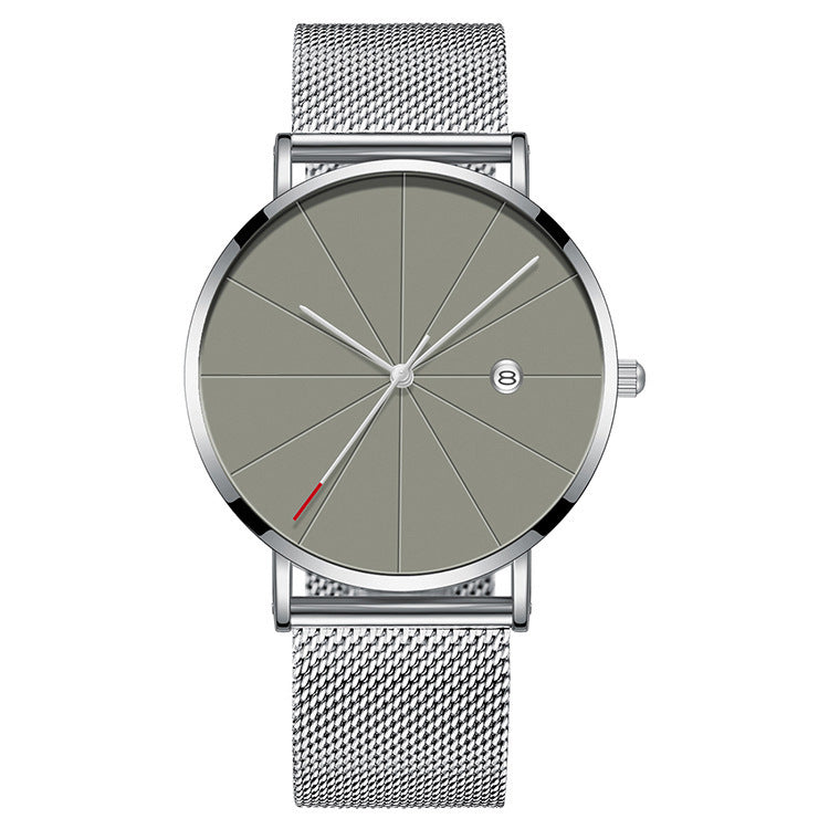 Reloj de calendario Simple reloj de cuarzo impermeable creativo Masculino